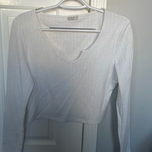 Cotton on long sleeve crop top